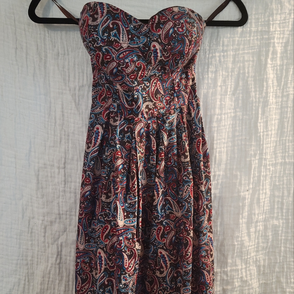 Paisley mini dress
